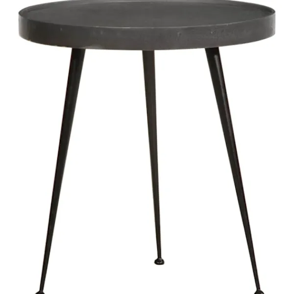 vidaXL Småbord>Soffbord 2 delar svart konstruerat trä