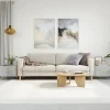 vidaXL Soffbord>Soffbord 2 st betonggrå 50x50x40 cm konstruerat trä