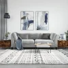 vidaXL Soffbord>Soffbord 2 st rökfärgad ek 50x50x40 cm konstruerat trä