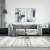 vidaXL Soffbord>Soffbord 2 st svart 50x46x50 cm konstruerat trä