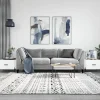 vidaXL Soffbord>Soffbord 2 st vit högglans 50x50x40 cm konstruerat trä