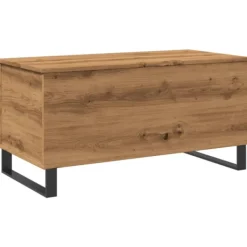 vidaXL Kistor & Koffertar>Soffbord artisan ek 90x44,5x45 cm konstruerat trä