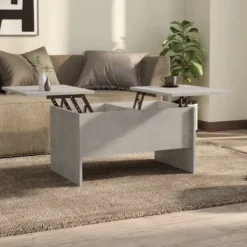 vidaXL Soffbord>Soffbord betonggrå 80x50x42,5 cm konstruerat trä