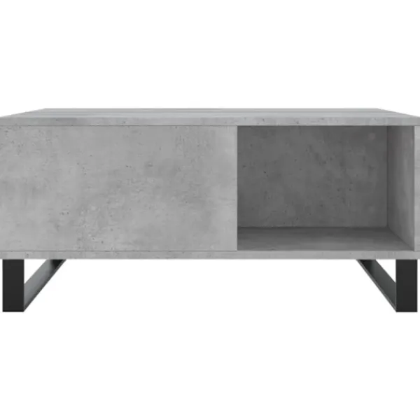 vidaXL Soffbord>Soffbord betonggrå 80x80x36,5 cm konstruerat trä