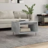 vidaXL Soffbord>Soffbord betonggrå 60x50x40 cm konstruerat trä