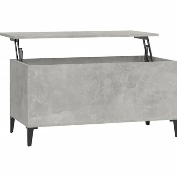 vidaXL Soffbord>Soffbord betonggrå 90x44,5x45 cm konstruerat trä