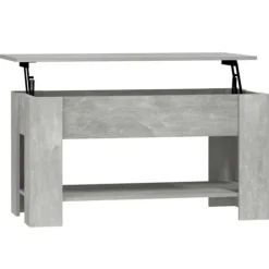 vidaXL Soffbord>Soffbord betonggrå 101x49x52 cm konstruerat trä