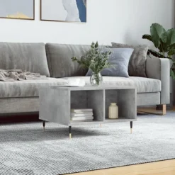 vidaXL Soffbord>Soffbord betonggrå 60x50x36,5 cm konstruerat trä