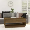 vidaXL Soffbord>Soffbord brun ek 102,5x55x44 cm konstruerat trä