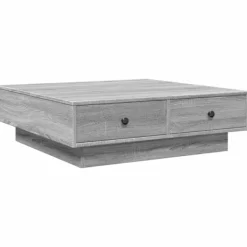vidaXL Soffbord>Soffbord grå sonoma 90x90x28 cm konstruerat trä