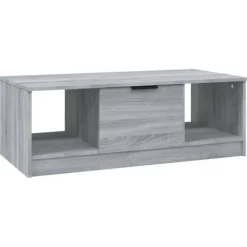 vidaXL Soffbord>Soffbord grå sonoma 102x50x36 cm konstruerat trä