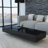 vidaXL Soffbord>Soffbord i högglans svart