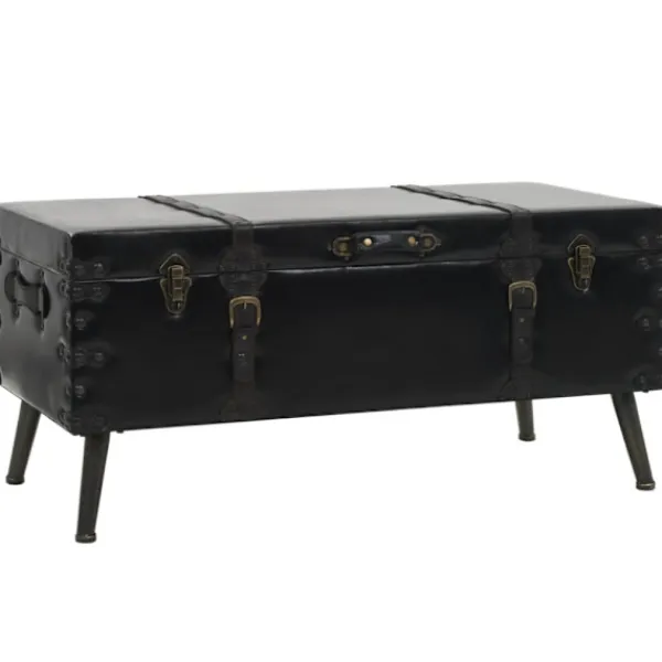 vidaXL Soffbord>Soffbord MDF och stål 102x51x48 cm