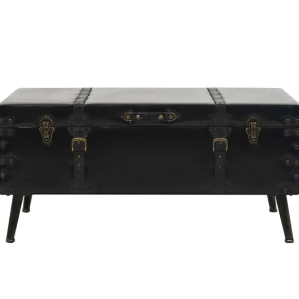 vidaXL Soffbord>Soffbord MDF och stål 102x51x48 cm
