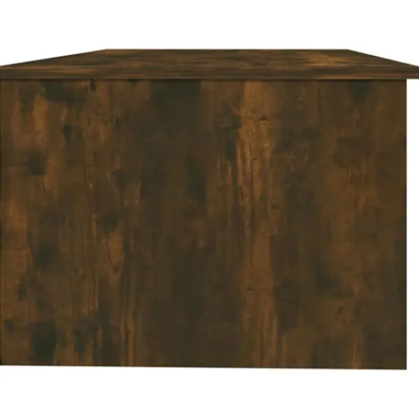 vidaXL Soffbord>Soffbord rökfärgad ek 102x50x36 cm konstruerat trä