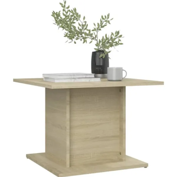 vidaXL Soffbord>Soffbord sonoma-ek 55,5x55,5x40 cm konstruerat trä