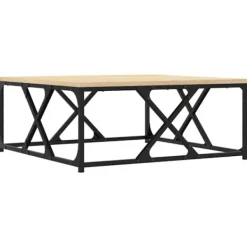 vidaXL Soffbord>Soffbord sonoma-ek 70x70x30 cm konstruerat trä