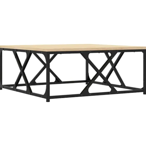 vidaXL Soffbord>Soffbord sonoma-ek 70x70x30 cm konstruerat trä