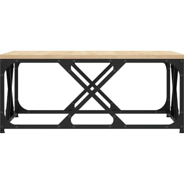 vidaXL Soffbord>Soffbord sonoma-ek 70x70x30 cm konstruerat trä