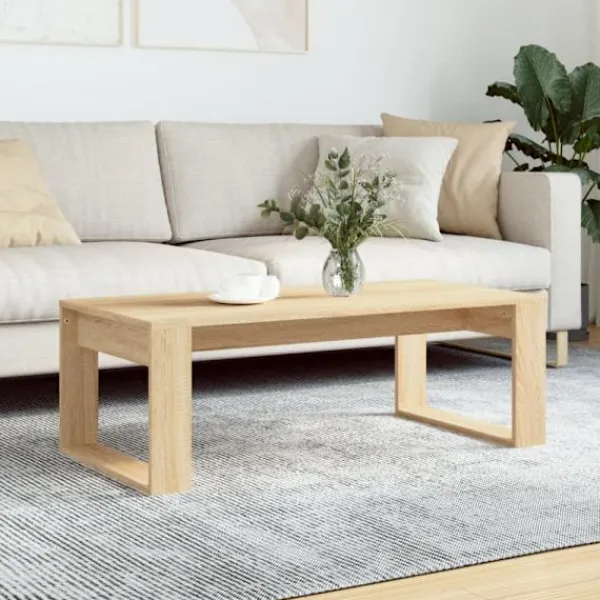vidaXL Soffbord>Soffbord sonoma-ek 102x50x35 cm konstruerat trä