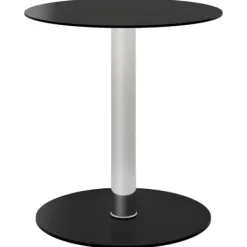 vidaXL Soffbord>Soffbord svart 40 cm härdat glas
