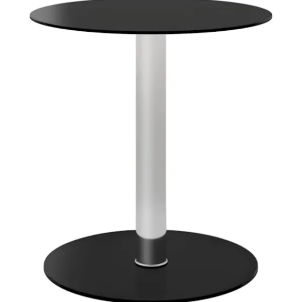 vidaXL Soffbord>Soffbord svart 40 cm härdat glas