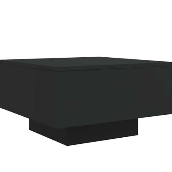 vidaXL Soffbord>Soffbord svart 55x55x31 cm konstruerat trä