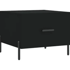 vidaXL Soffbord>Soffbord svart 50x50x40 cm konstruerat trä