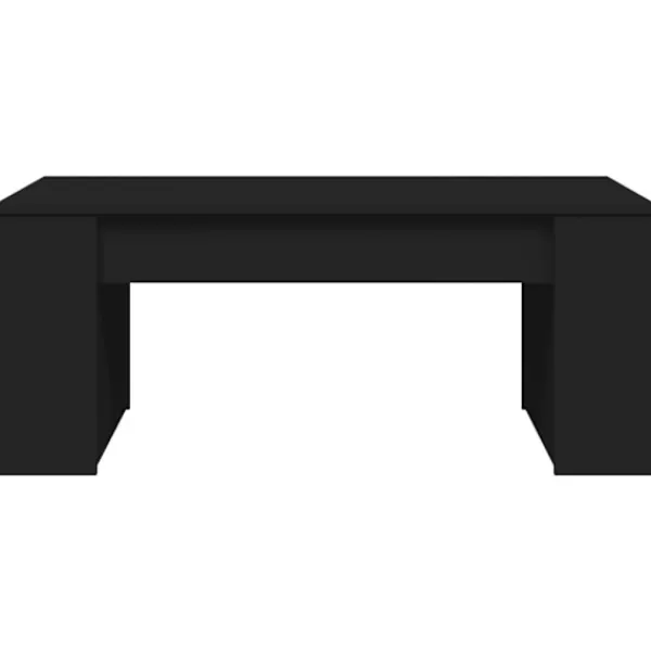 vidaXL Soffbord>Soffbord svart 102x55x42 cm konstruerat trä