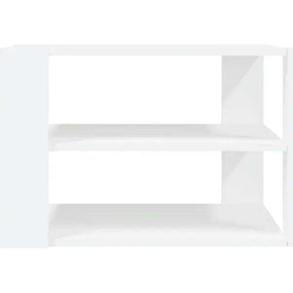 vidaXL Soffbord>Soffbord vit 58x58x40 cm konstruerat trä