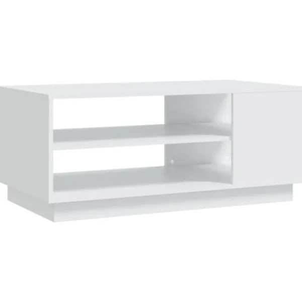 vidaXL Soffbord>Soffbord vit 102x55x43 cm konstruerat trä