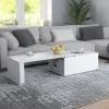 vidaXL Soffbord>Soffbord vit 150x50x35 cm konstruerat trä