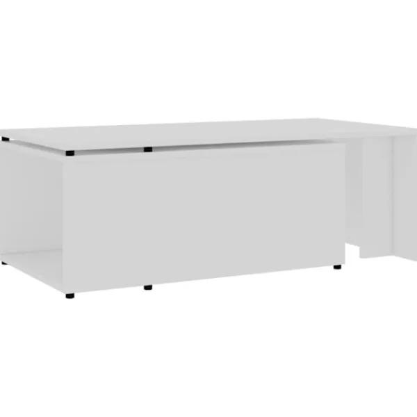 vidaXL Soffbord>Soffbord vit 150x50x35 cm konstruerat trä