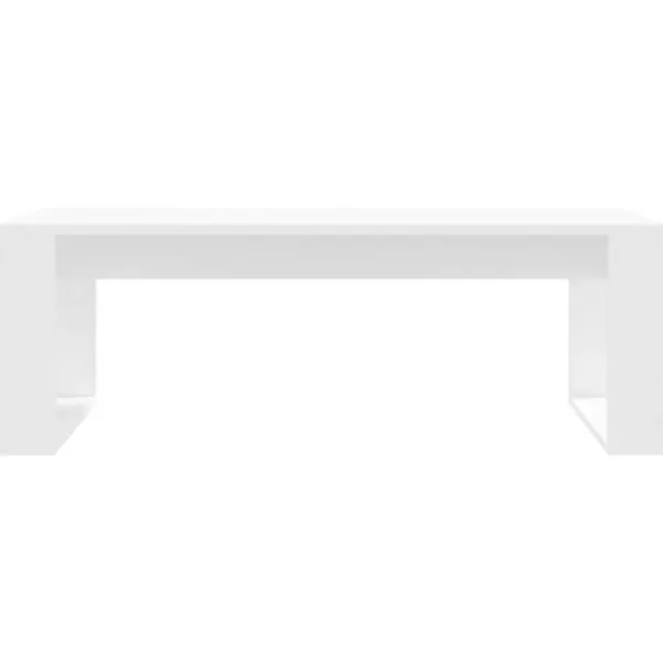 vidaXL Soffbord>Soffbord vit 102x50x35 cm konstruerat trä