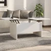 vidaXL Soffbord>Soffbord vit 80x50x42,5 cm konstruerat trä