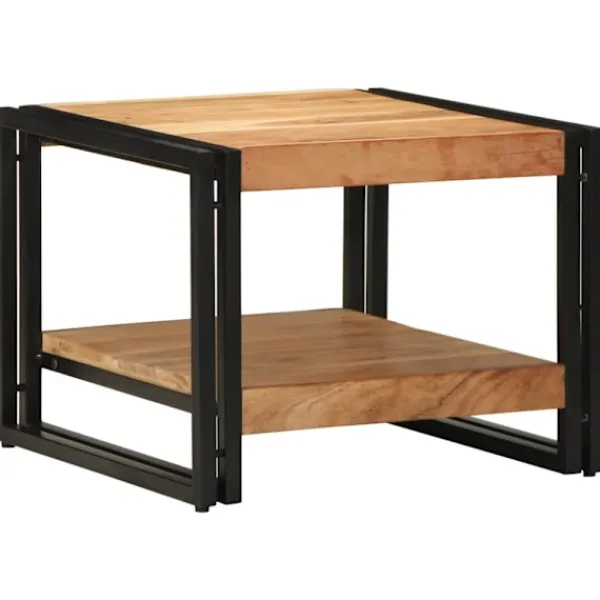 vidaXL Soffbord>Soffbord 50x50x38 cm massivt trä akacia