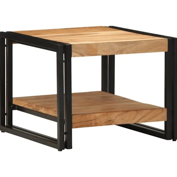 vidaXL Soffbord>Soffbord 50x50x38 cm massivt trä akacia
