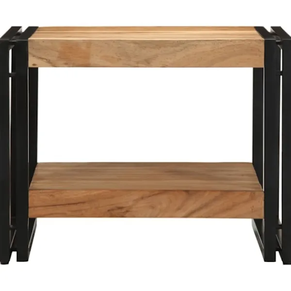 vidaXL Soffbord>Soffbord 50x50x38 cm massivt trä akacia