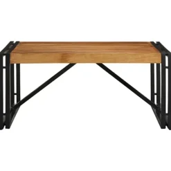 vidaXL Soffbord>Soffbord 80x80x35 cm massivt trä akacia