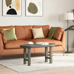 vidaXL Soffbord>Soffbordsben antracit 2 st 38x(42-43) cm stål