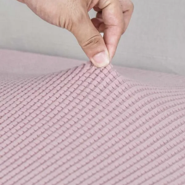 Stolar>Soffkuddfodral Hög Stretch Tyg Soffsits Sofföverdrag Kamel