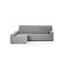 HOSTELINE Soffor>Sofföverdrag för hörnsoffa - - Kort Vänster - Cameron - Grå - 48x29x14 cm - Flerfärgad - En storlek