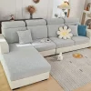 Soffor>Sofföverdrag för sittdynor, stretchigt sofföverdrag, 1-sits, L-formad schäslongmöbelskydd