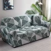 Soffor>Sofföverdrag med blomstermönster, elastiskt möbelskydd, sovrumsinredning, 4-sits