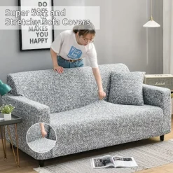 Soffor>Sofföverdrag 3-sits elastiskt sofföverdrag (FQ)