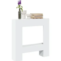 vidaXL Sideboards>Spiselkrans vit 81x18x82 cm konstruerat trä