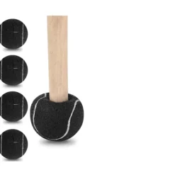 hhu Stolar>St Tennisbollar Bulk för Möbelben Tennisboll Stolsbensskydd för Golvskydd Boll Skrivbordsbensskydd (Svart){hh}