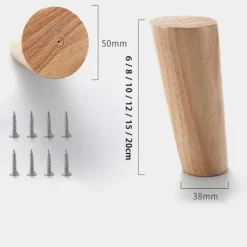 Soffbord>4st Träben Bordsben 8CM 8cm