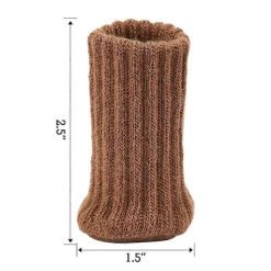 Stolar>Stolbensskydd, Stickade Stolsockor, Hög Elastisk Stickad Möbelsockor, Stolsockor Repskyddande