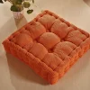 Sittpuffar>Stolsdyna fåtölj sittdyna soffdyna för inomhus och utomhus, fyrkantig, olika färger, tjock stoppning, 38 * 38 cm (vibrerande orange)